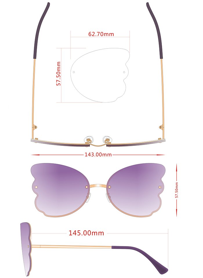 this is fashion butterfly sunglasses