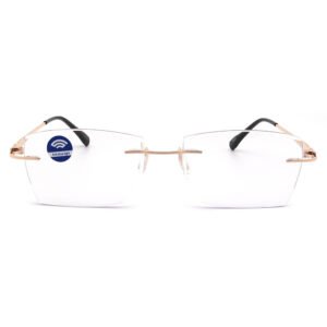 rimless reading glasses screwless eyeglasses